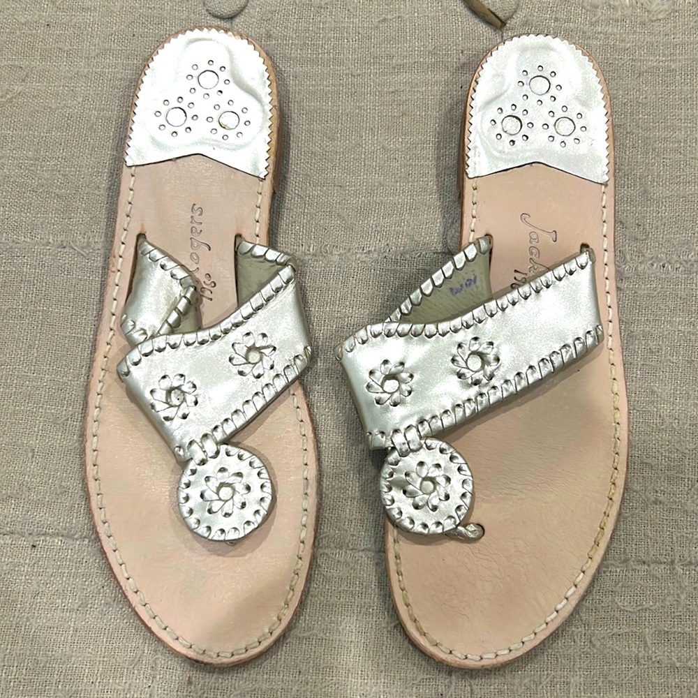 Gold Jack Rogers Sandals - SIZE 10